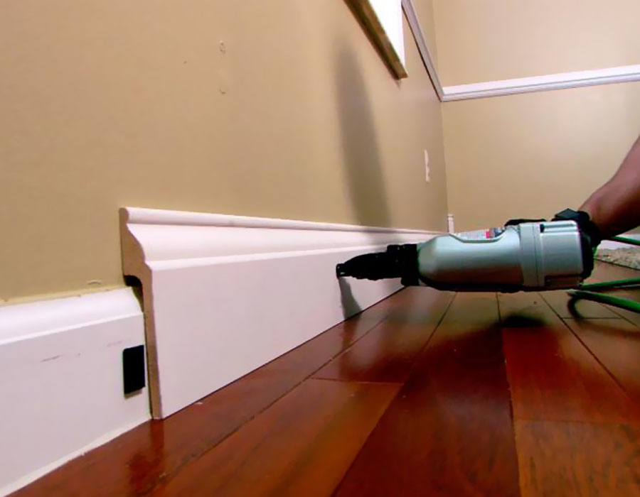 نحوه نصب قرنیز پی وی سی روی قرنیز سنگی