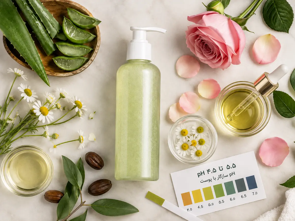 scientific comparison plant-based industrial cleansers regarding maintenance skin pH balance.