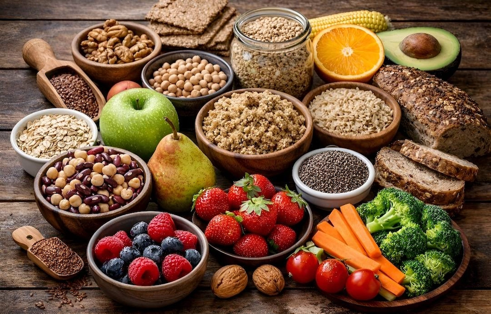 درمان یبوست با مصرف مواد غذایی پر فیبر